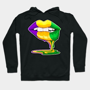 Mardi Gras Costume Sexy Lips Carnival 2024, Mardi Gras Lips Hoodie